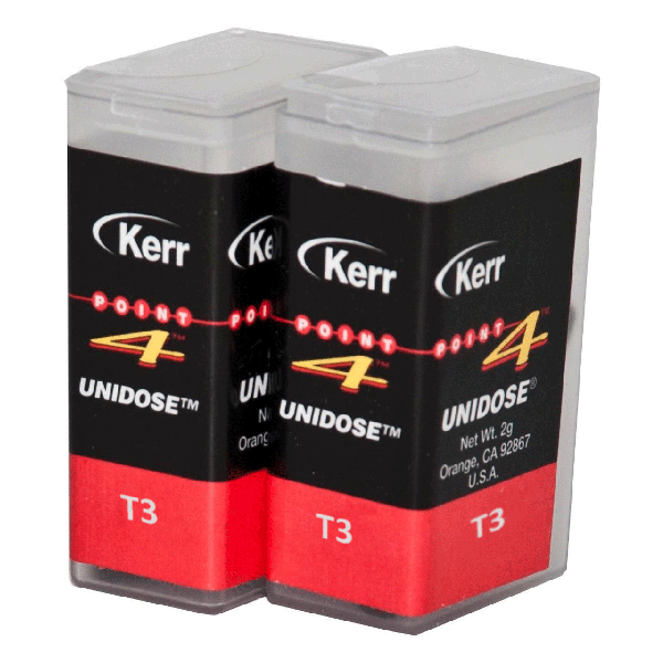 Point 4 Composite Unidose, T3 Body, Light-Cure, 0.2 Gm. Refill, 20/Box. Universal hybrid composite