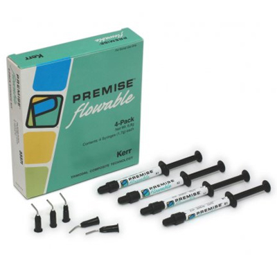 Premise Flowable A3 syringe Export Package, 4 - 1.7 gram syringes light cure restorative