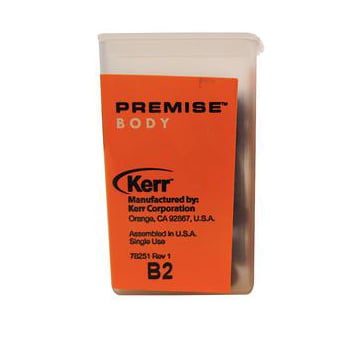 Premise Unidose Body Shade B2-B, 20 - .20 Gm. Unidose Tips. Universal Nanorestorative Composite