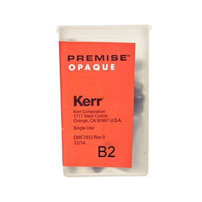 Premise Unidose Opaque Shade B2-O, 20 - .20 Gm. Unidose Tips. Universal Nanorestorative Composite