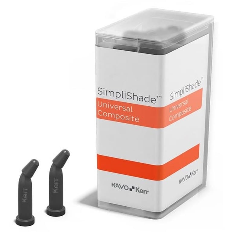 SimpliShade Universal Nanohybrid Composite, .25g Unidose Refill, Medium Shade, 20/Pk