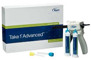 Take 1 Advanced Intro Kit, VPS Impression Material, Kit includes: 50 ml cartridge LB Wash Fast