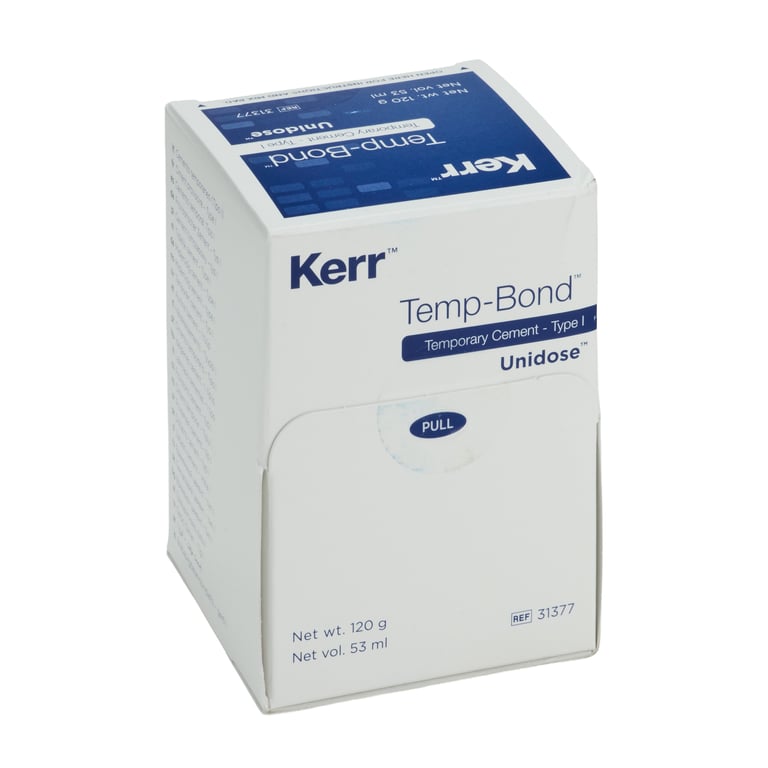 Temp-Bond Unidose Packets - Zinc Oxide Eugenol Temporary Cement, 50 - 2.4 Gm. Packets and Mixing