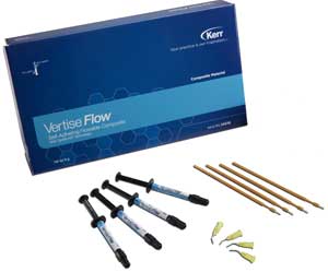 Vertise Flow Intro Kit, Self-Adhering Flowable Composite, Kit contains 4 - 2 gram syringes, One