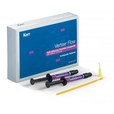 Vertise Flow A2 refill, EXPORT PACKAGE. Self-adhering flowable composite, includes 2 - 2 gram