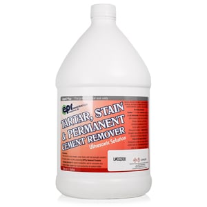 EPR Ultrasonic Tartar, Stain and Permanent Cement Remover Solution, 1 Gallon