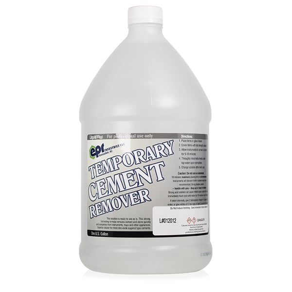 EPR Ultrasonic Temporary Cement Remover Cleaning Solution, 1 Gallon