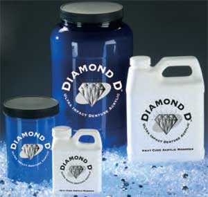Diamond D Heat-Cure Powder Only, Dark Vein, Package of 25 Pound