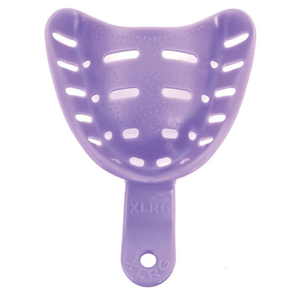 Edentulous Tray Aways Impression Trays, #7 Upper, X-Large, 12/Pk. Economical and disposable