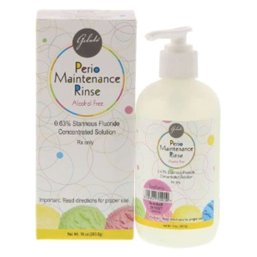 Perisol Rinse Gelato Perio Maintenance Rinse - Raspberry 10 oz. Bottle .63% Stannous ...