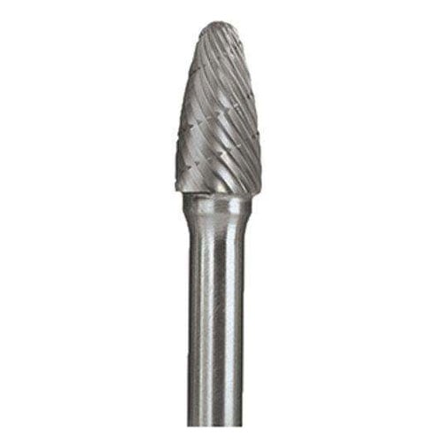 Keystone A 3/8 Spiral Cut Carbide Bur - Rotary, 1/Pk. These Spiral Cut Carbide Burs require less
