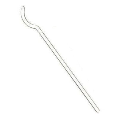 Keystone Itsoclear Universal Clasps, Clear, 1.8mm thick, 6/Pk