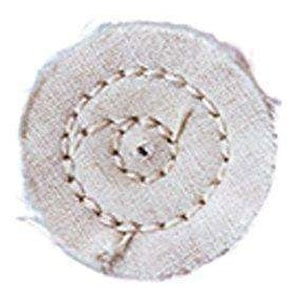 Keystone Baby Muslin Buffs, 1" x 16 ply, Ideal for polishing small and difficult-to-reach areas