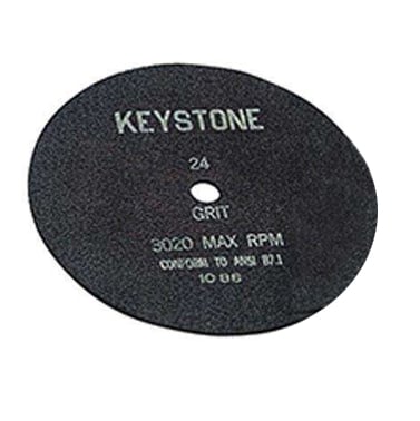 Keystone Carborundum Model Trimmer Wheel 1/Pk. Reversible, 1 Hole, 10″ x 1/4″ x 1″