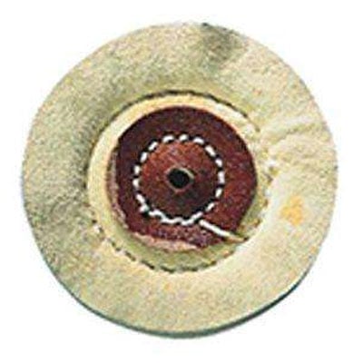 Keystone Chamois Buffs, Leather Center, 2 1/2" x 1/2" x 12 ply, Produces a very high luster