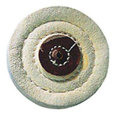 Keystone Chamois Buffs, Leather Center, 3" x 1/2" x 12 ply, Produces a very high luster, Single