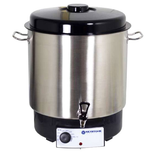 Keystone Denture Curing Unit, Stainless Steel 1/Pk. One-piece unit, can be used for both boil