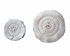 Keystone Baby Muslin Buffs, 1 1/2" x 16 ply, Ideal for polishing small and difficult-to-reach