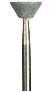 Keystone Green Mounted Silicon Carbide Stones, #W6, For Porcelain, Composite, Gold and Silver
