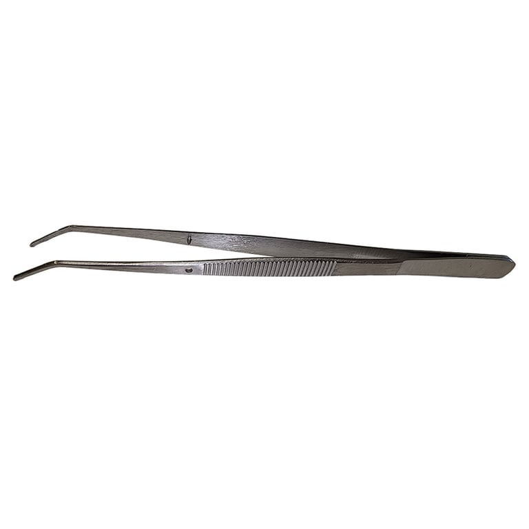 Keystone College type cotton and dressing Pliers #871. 6" long with serrated tips