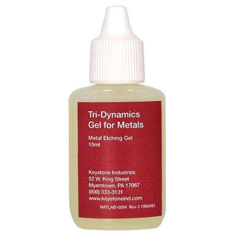 Tri-Dynamics Metal Etch Gel, 15 ml Bottle, 1/Pk