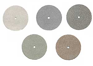 Keystone Interproximal Rubber Wheels, Black, Medium Coarse for Finishing and Polishing Chrome
