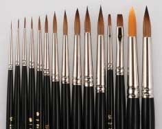 Keystone Kolinsky Brush, #0, Made from natural Ko