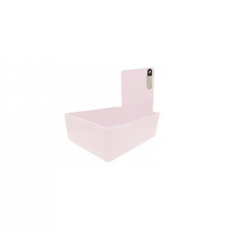Keystone White plastic lab work pan, 12/pack. Size: 7″ x 5″ x 2-1/2″ (177.8 x 127 x 63.5 mm)
