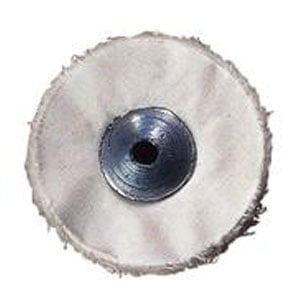 Keystone Lead Center Muslin Buffs, 3" x 36 ply, lead center for rigidity, 12 buffs