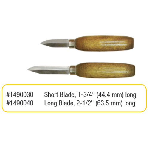 Keystone Plaster Knives - Short Blade, 1-3/4" (44.4 mm). Made of high quality carbon steel
