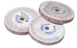 Mizzy Heatless Red Wheels #8, Alpha Aluminum Oxide, Use on all Non-Precious and Semi-Precious