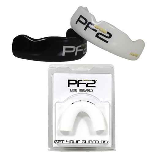 PF2 BoilandBite Mouthguard WHITE, Designed for use with any sport