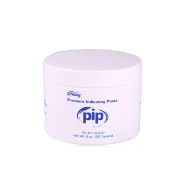 PIP Mizzy 8 oz. Jar. White Silicone Pressure Indicator Paste, adheres to dentures and partials
