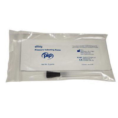 PIP, Mizzy Unit Dose Kit. White Silicone Pressure Indicator Paste, adheres to dentures