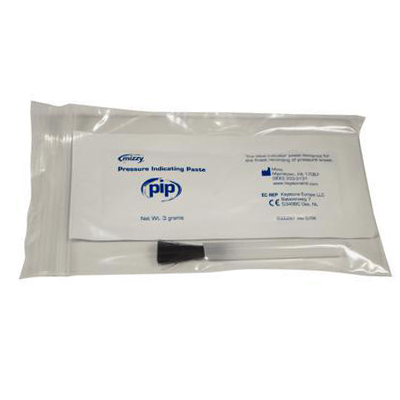 PIP, Mizzy Unit Dose Kit. White Silicone Pressure Indicator Paste, adheres to dentures
