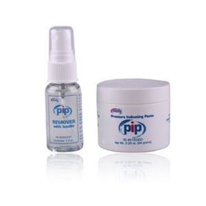 PIP Mizzy 1.25 oz. Jar. White Silicone Pressure Indicator Paste with Remover, adheres to dentures