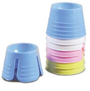 Prehma Blue Disposable Dappen Dishes, Box of 1000
