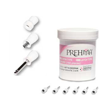 Prehma Webbed, RA White Prophy Polishing Cups, Latex-Free, Disposable, Pack of 144 cups