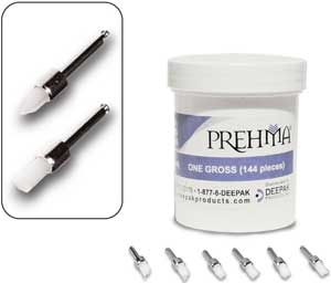 Prehma Disposable Prophy Brush, Latch-Type RA flat brush, package of 144 brushes