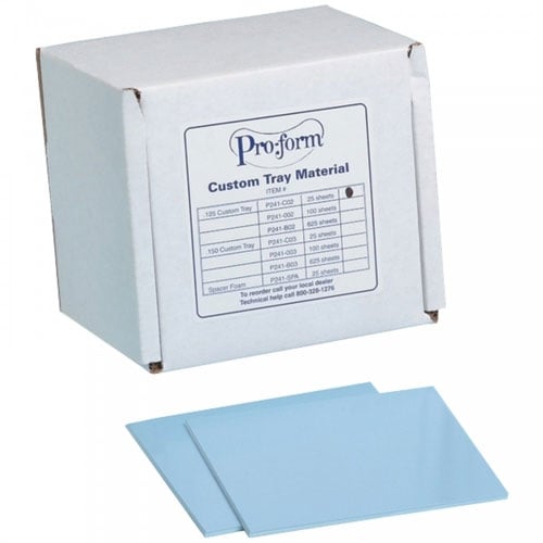 ProForm Tray Material .125 (3.2mm) thick 5" x 5", box of 25