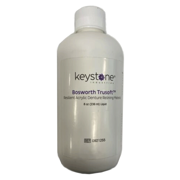 Trusoft 8 oz. Liquid Only - Intermediary Relining Material, Plasticezed Acrylic PEMA. #0921255
