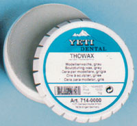 Yeti Thowax Gray Sculpturing Wax for the Crown and Bridge and Inlay Technique, Specially Blended