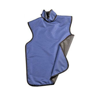 Kling-Kuver Adult X-ray Aprons with Colar - Blue Diamond. Provide maximum patient X-ray protection