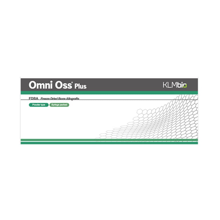 Omni Oss Plus Allograft Cortical & Cancellous Bone Powder, 0.5 cc Curved Syringe, 1/Pk. Crafted