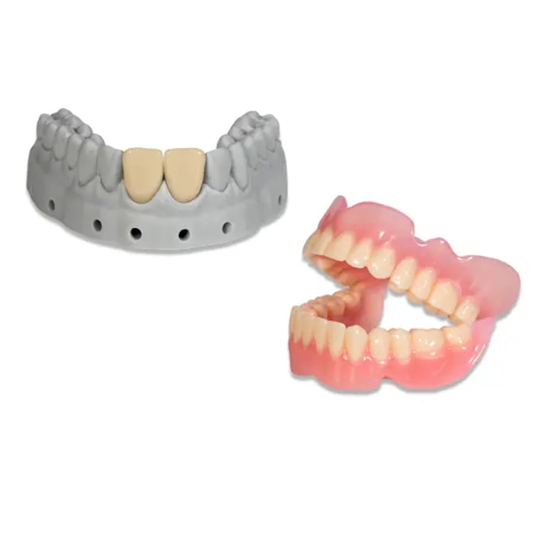 dima Print Teeth & Temp 3D Printing Resin, Shade A2/B2, 1000g Bottle, 1/Pk. Designed for producing