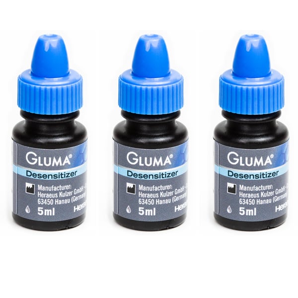 Gluma Desensitizer Liquid, Clinic Pack: 3 - 5 mL Bottles