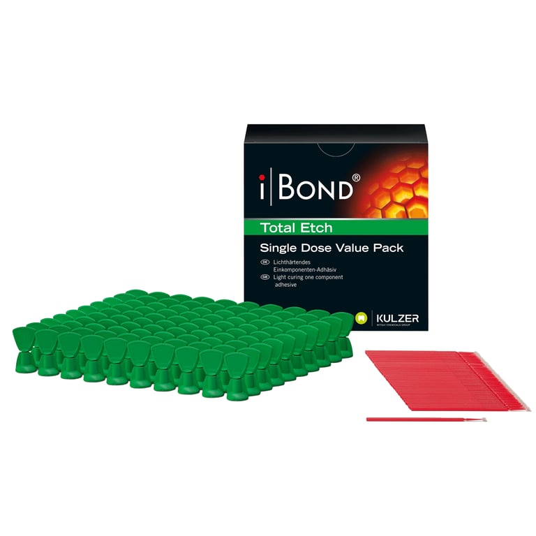 iBond Total Etch Bonding System - Single Dose Value Pack, 0.15ml, 100/bx. Etch & Rinse 2-step