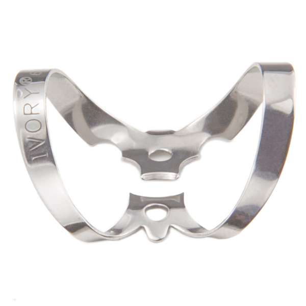 Ivory Clamps #6 winged metal rubber dam clamp, single clamp