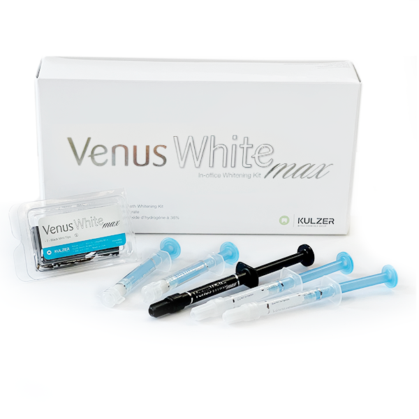 Venus White Max In-Office Tooth Whitening Package: 2 x 0.96ml Hydrogen Peroxide, 2 - 0.24ml