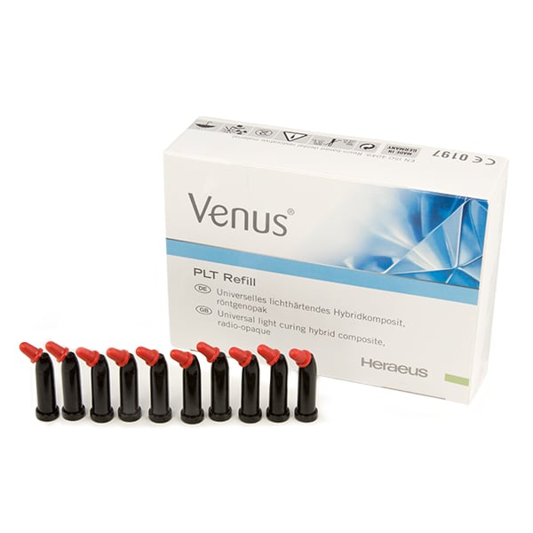 Venus EXPORT PACKAGE - PLT Refill A4 - Universal Microhybrid Composite System, Box of 10 - .25 Gm